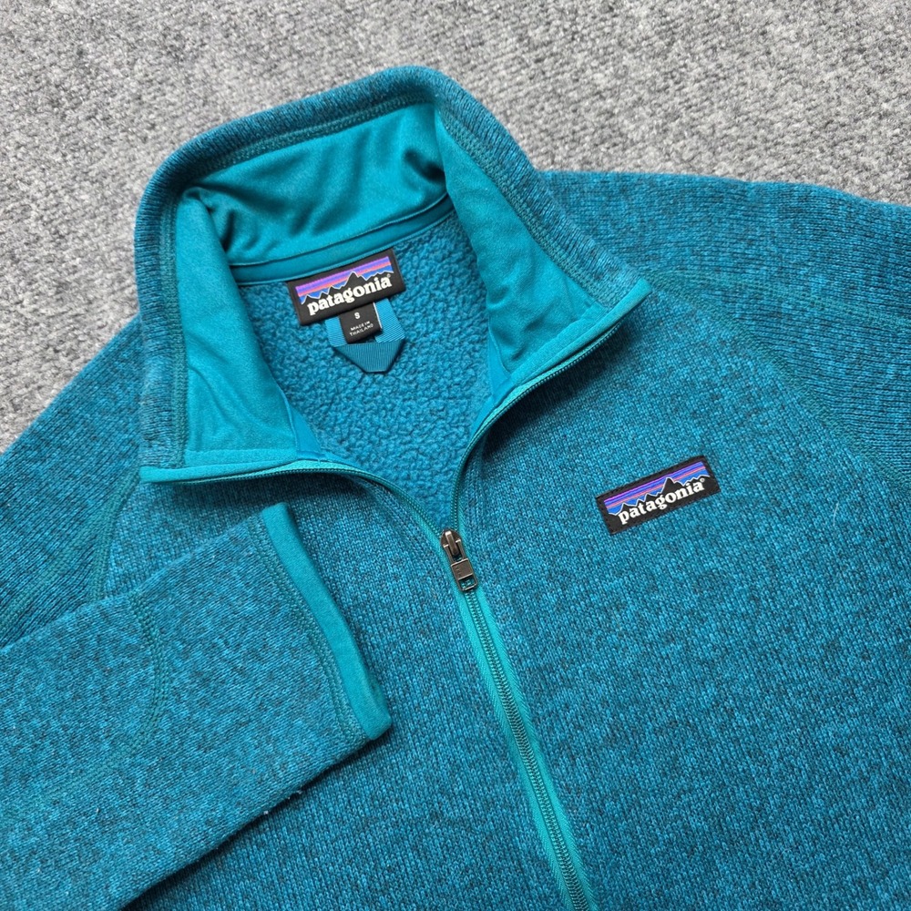 Patagonia Better Sweater Full Zip Jacket Teal Blue Heather 25542 Women's Small